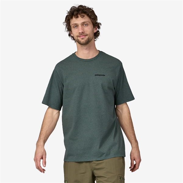 Patagonia Mens P-6 Logo Responsibili T-Shirt - Nouveau Green